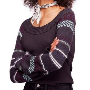 Free People Fairground Thermal Top NWT Small